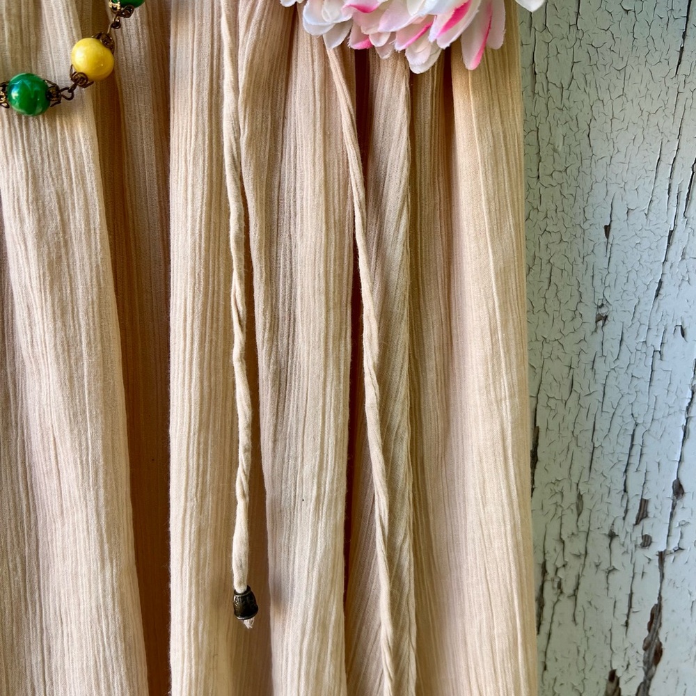Flapper Inspired Dropwaist Embroidered Cotton Dress - Picture 7 of 10